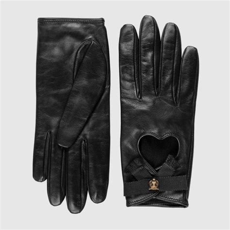 gucci bow gloves|gucci gloves women.